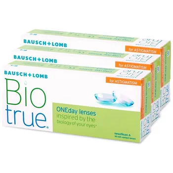 Kontaktní čočky Bausch + Lomb Biotrue ONEday for Astigmatism 90 čoček