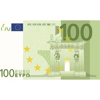 Dárková taška ČokoBanka dárkové pouzdro obálka krabíčka na čokoládu 100 EUR bankovka 20.5 x 12.5 cm