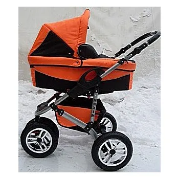 Kočárek Kočárek 3 cross kombinovaný oranžovo černý