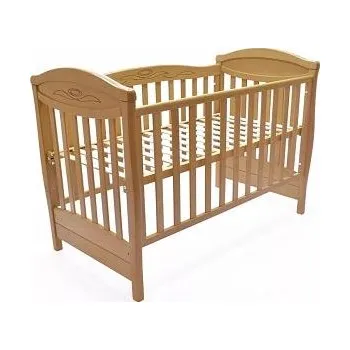 Dětská postýlka Postýlka Anděla Lux MASIV přírodní BUK světlá ODOLNÁ STABILNÍ