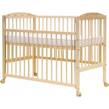 Dětská postýlka Postýlka dětská Caroline stahovací bok dřevěná