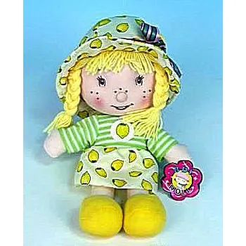 Panenka Panenka hadrová 33cm klobouk s potiskem ovoce