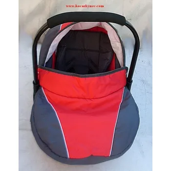 Autosedačka Autosedačka pro nejmenší Symphony od 0 do 13 kg napojitelná na konstrukci Červeno šedá