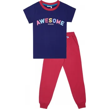 Chlapecké pyžamo Dívčí pyžamo - Winkiki WJG 92619, tmavě modrá Barva: Modrá, Velikost: 152