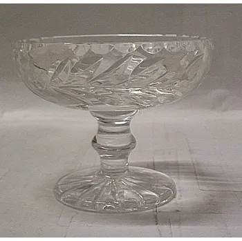 Svícen Kalich skleněný broušený nebo Stojánek O116 na noze křišťálový