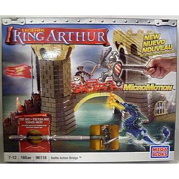 ostatní stavebnice Rytířský středověký hrad krále Artuše a Merlina stavebnice 165 kostek Megabloks