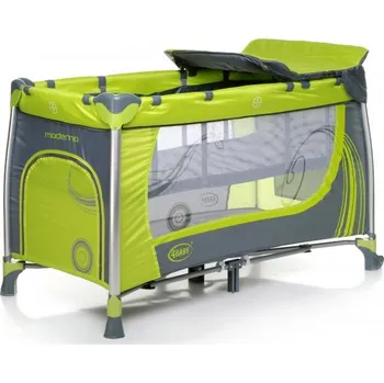 Dětská postýlka Cestovní postýlka 4 BABY MODERNO Green