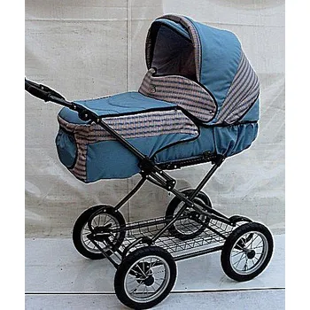 Kočárek Kočárek klasický kombinovaný Dema Quatro bledě modrý