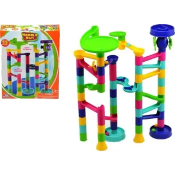 Kuličková dráha Labyrint velký 55 ks kuličková dráha + 10 kuliček