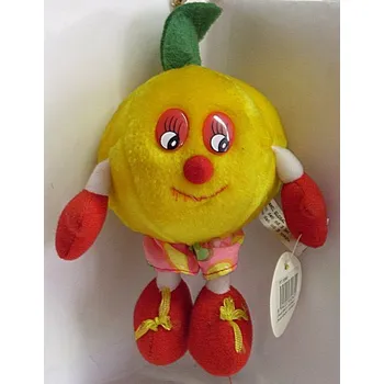 plyšák Meruňka plyšová v kraťasech s přísavkou