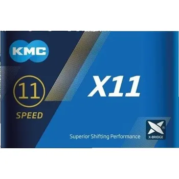 Řetěz na kolo KMC řetěz X11 5.65 mm 118 (stříbrná/černá)