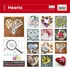 Kalendář Helma365 nástěnný kalendář se samolepkami Hearts 2020