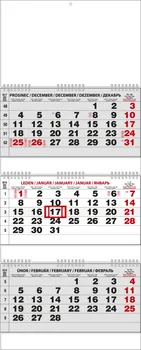 Kalendář Baloušek Tisk tříměsíční kalendář BNC5 2020