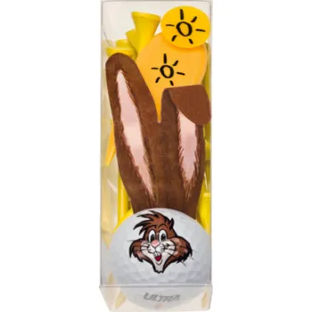 Dárková krabička SPORTIQUES dárkové balení pro golfistu - zajíc