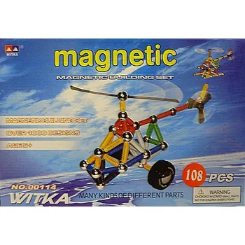 Stavebnice Geomag Magnetic Geomag Helikoptéra 108 dílků Akce