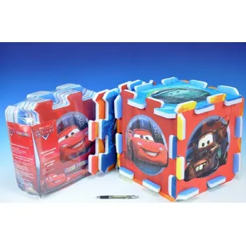 Pěnové puzzle Cars Auta Disney pěnový koberec 8 ks 32x32 cm