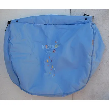 Kočárek Nánožník - kryt nohou na kočárek bledě modrý velký možno použít i na kočárek pro dvojčata