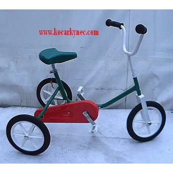 Dětské vozidlo Tříkolka Maxi pro děti kovová šlapací česká výroba