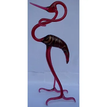 Volavka skleněná figurka ruční výroba