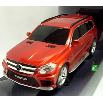 autíčko Auto R/C Mercedes Benz GL 550 model 1:28 na dálkové ovládání červená metalíza