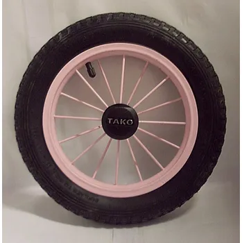 Kolo ke kočárku Kolo ke kočárku Tako Růžový ráfek č.70 nafukovací velké 12 palců