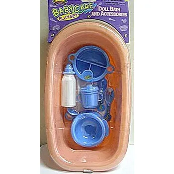Koupání kojence Vanička s příslušesnstvím velká pro panenku