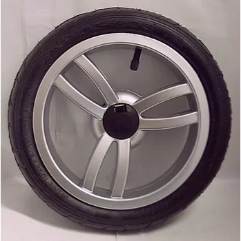 Kočárek Kolo na kočárek HOTA 64 nafukovací s ložiskem stříbrný střed rozměr 280x65-203