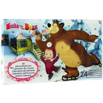EP Line Adventní kosmetický kalendář Máša a medvěd 24 ks