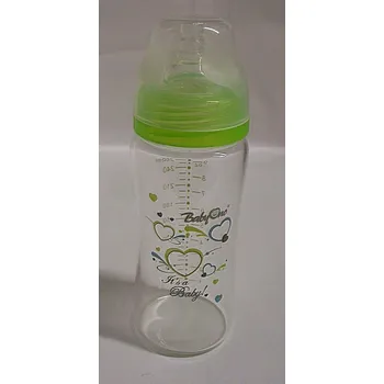 Kojenecká lahev skleněná Lux s potiskem 120 ml