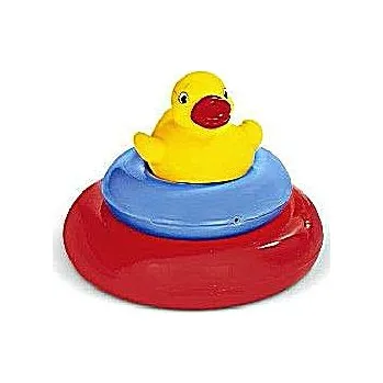 Kruhy pyramida zvířátko hračka pro nejmenší plastová