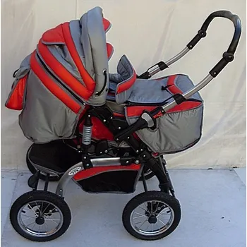 Kočárek Kočárek Arizona stříbrno červený Akce