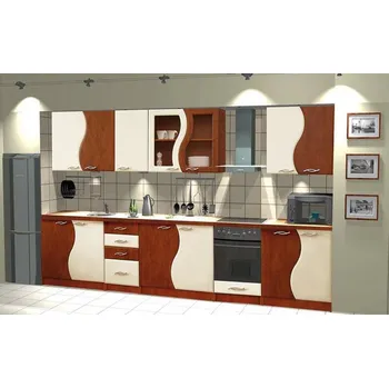 Kuchyňská linka Casarredo Fala 260 cm hruška/vanilka