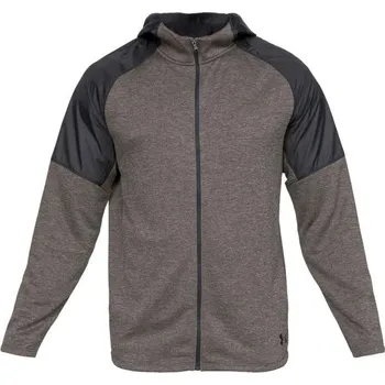 Pánská mikina Under Armour Mk1 Terry Fz Hoodie hnědá