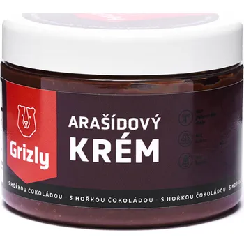 Grizly Arašídové máslo se 70% hořkou čokoládou 500 g