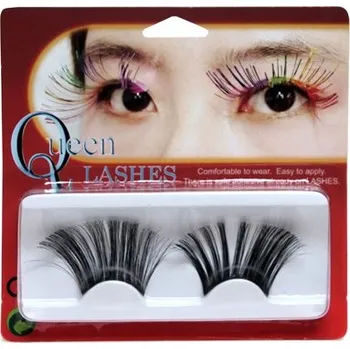 Karnevalový doplněk Černé dlouhé řasy