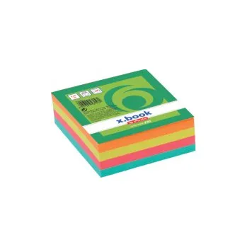 Blok Záznamní kostky barevné Herlitz - 8 cm x 8 cm x 3 cm / 230 lístků / lepená vazba