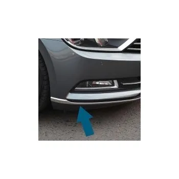 Nárazník NEREZ lišty předního nárazníku Volkswagen Passat B8 -- od roku výroby 2014-