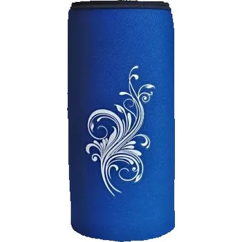 Termoobal na láhev Termoobal pro Equa láhve - spirály modrý Coolbox