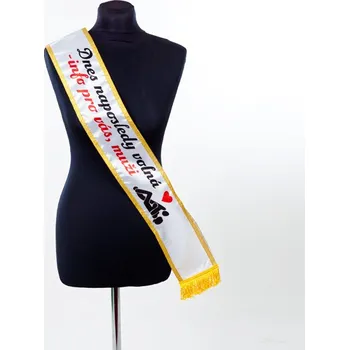 Karnevalový doplněk Šerpa - Dnes naposledy