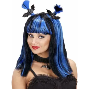 Karnevalová paruka Paruka - s pavouky, netopýry