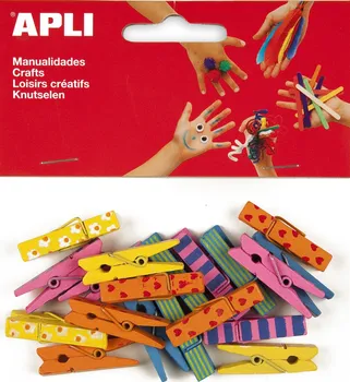 Kolíček na prádlo Apli Mini kolíčky mix barev