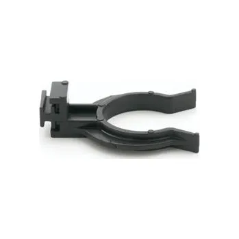 Nábytkové kování VOLPATO klip UNICO pro připevnění PVC a hliníkového soklu, plast černý