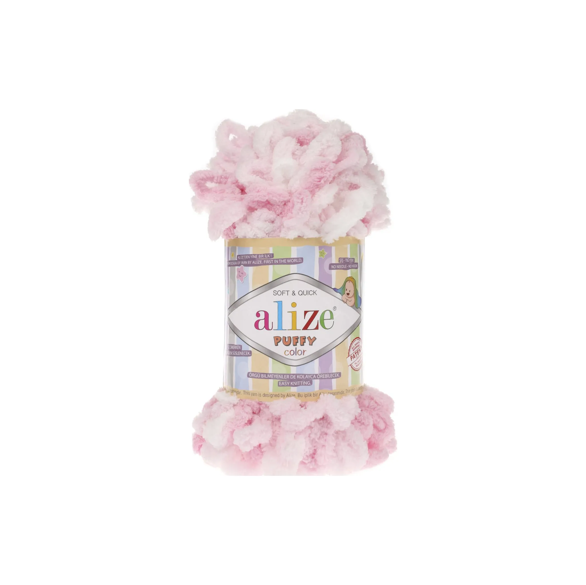 Fotografie 1 - Příze Alize Puffy Color 5863