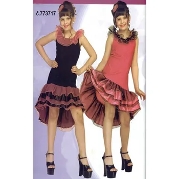 Karnevalový kostým Dětský kostým - Seňorita Barva: růžová, Velikost: 4/5 let - 116cm