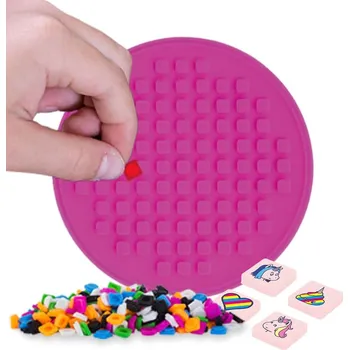 ostatní stavebnice PIXIE CREW mozaikový panel FUCHSIOVÝ kruh + Brožurka kreativních nápadů + 4 multipixely + 60 malých pixelů zdarma