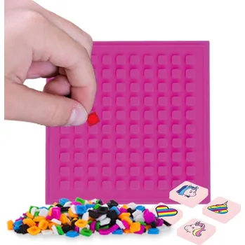 ostatní stavebnice PIXIE CREW mozaikový panel - fuchsiový + Brožurka kreativních nápadů + 4 multipixely + 60 malých pixelů zdarma