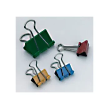 Kancelářská sponka Klipy kovové barevné RON - 32 mm