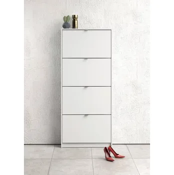 Botník Nábytek PEGAS s.r.o. Botník FLAP 003 4KL, Bílý