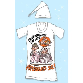 Dámská noční košile Noční košile - Chceš realizovat své sny?