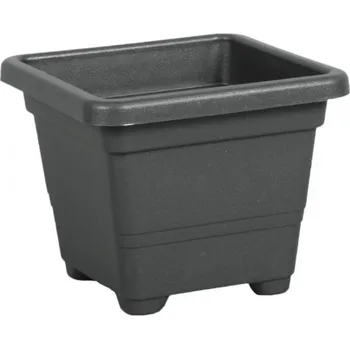 Květináč Květináč čtyřhranný Quadrato - antracit velikost květináče: 54x54x42cm
